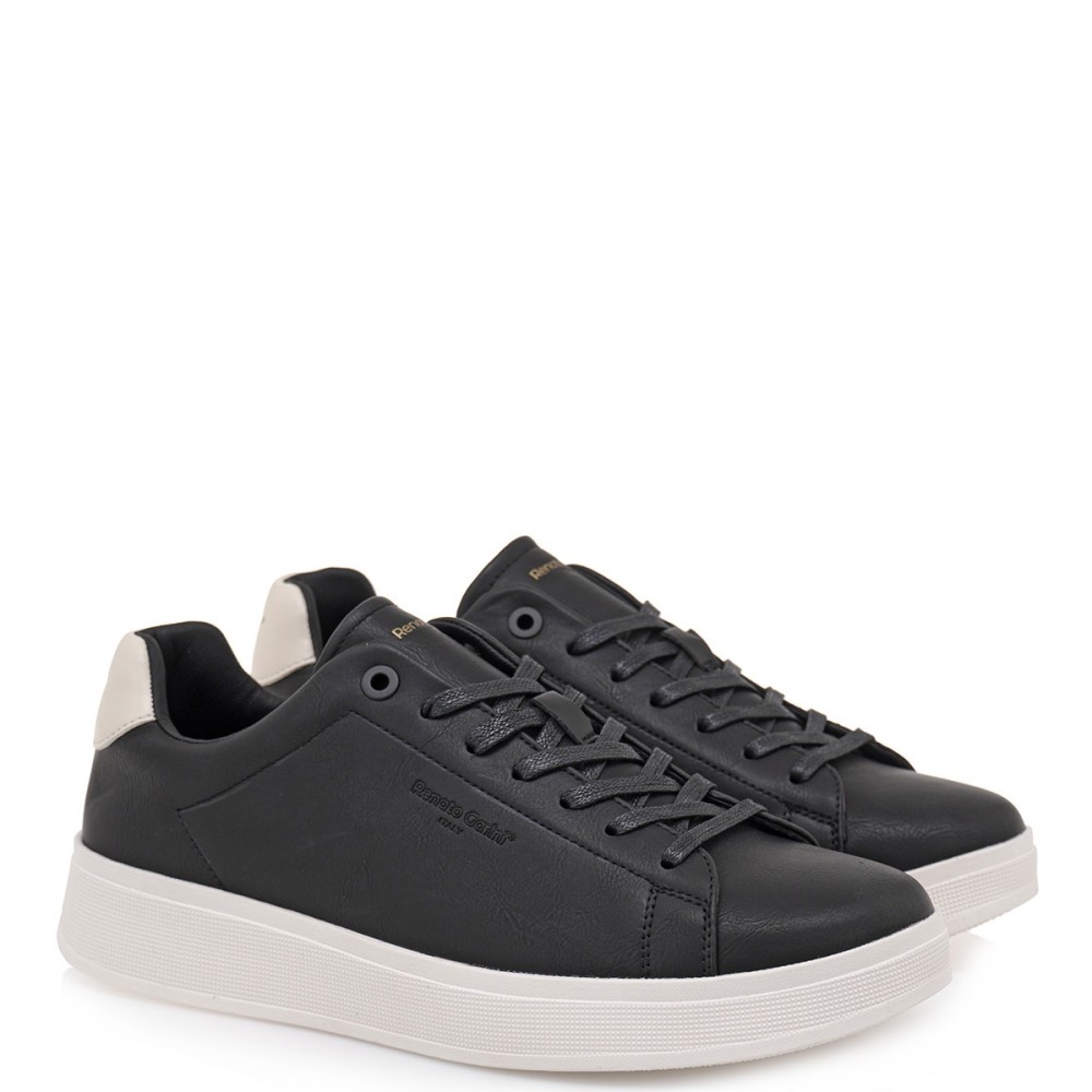 RENATO GARINI</br>Ανδρικά Sneakers Μαύρο/Κρέμα PALERMO-811 Renato Garini RENATO GARINI</br>Ανδρικά Sneakers Μαύρο/Κρέμα PALERMO-811 Renato Garini