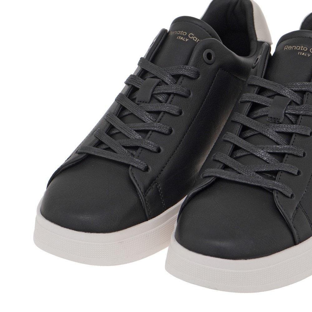 RENATO GARINI</br>Ανδρικά Sneakers Μαύρο/Κρέμα PALERMO-811 Renato Garini RENATO GARINI</br>Ανδρικά Sneakers Μαύρο/Κρέμα PALERMO-811 Renato Garini