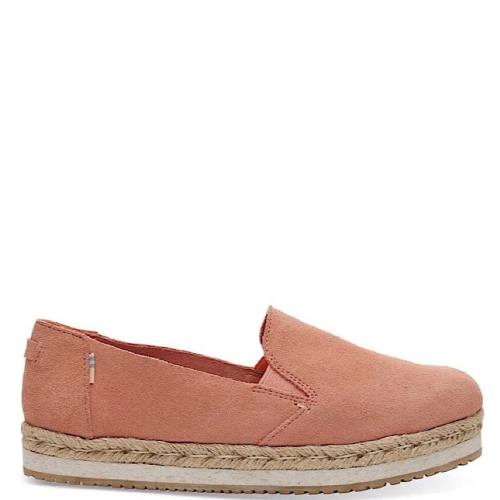 Γυναικείες Εσπαντρίγιες Ροζ Suede PALMA 10013375 Toms