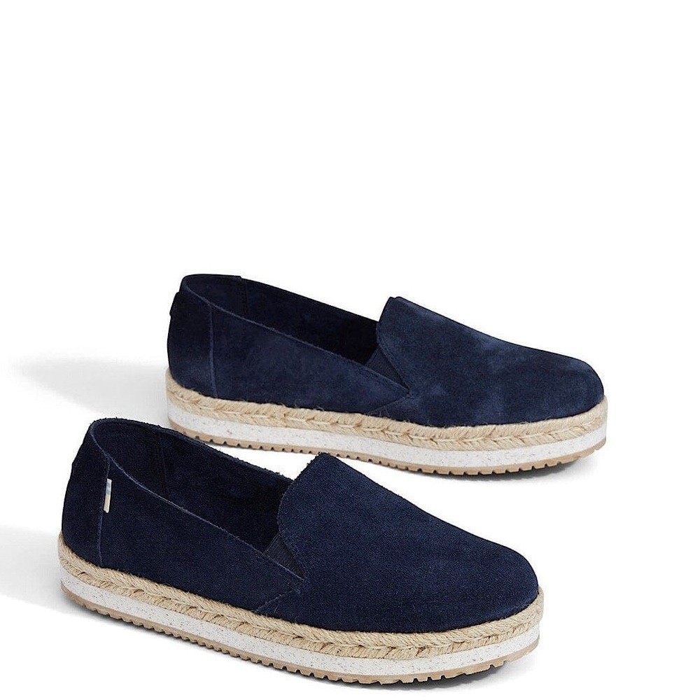 TOMS</br>Γυναικείες Εσπαντρίγιες Μπλε Suede PALMA 10013394 Toms