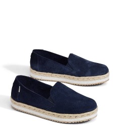 Γυναικείες Εσπαντρίγιες Μπλε Suede PALMA 10013394 Toms