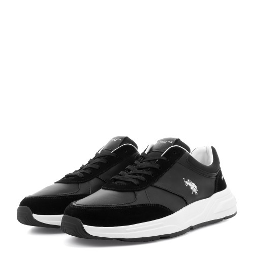 U.S. Polo Assn. PARKER001-BLK Ανδρικά Sneakers Μαύρο