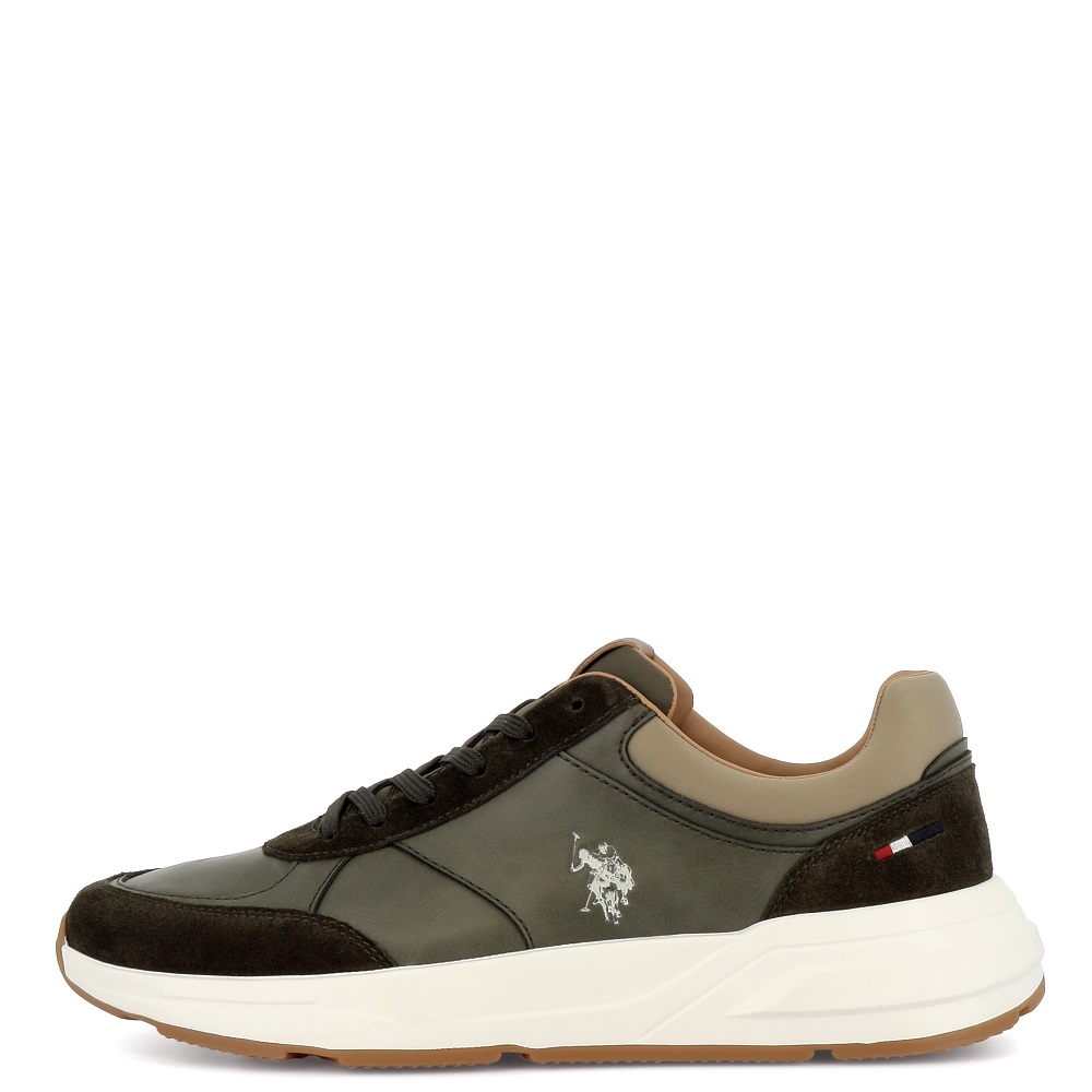 U.S. POLO ASSN.</br>U.S. Polo Assn. PARKER001-MIL Ανδρικά Sneakers Χακί U.S. POLO ASSN.</br>U.S. Polo Assn. PARKER001-MIL Ανδρικά Sneakers Χακί