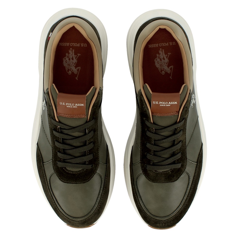 U.S. POLO ASSN.</br>U.S. Polo Assn. PARKER001-MIL Ανδρικά Sneakers Χακί U.S. POLO ASSN.</br>U.S. Polo Assn. PARKER001-MIL Ανδρικά Sneakers Χακί
