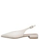 KALOGIROU</br>Γυναικεία Slingback Off White Δέρμα PAULINE35 Kalogirou