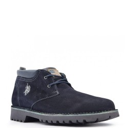 Ανδρικά Μποτάκια Μπλε Suede PERCY-SUEDE-DKBL U.S. Polo Assn.