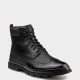 CLARKS</br>Ανδρικά Μποτάκια Μαύρο Δέρμα PILOTT TRIP Clarks