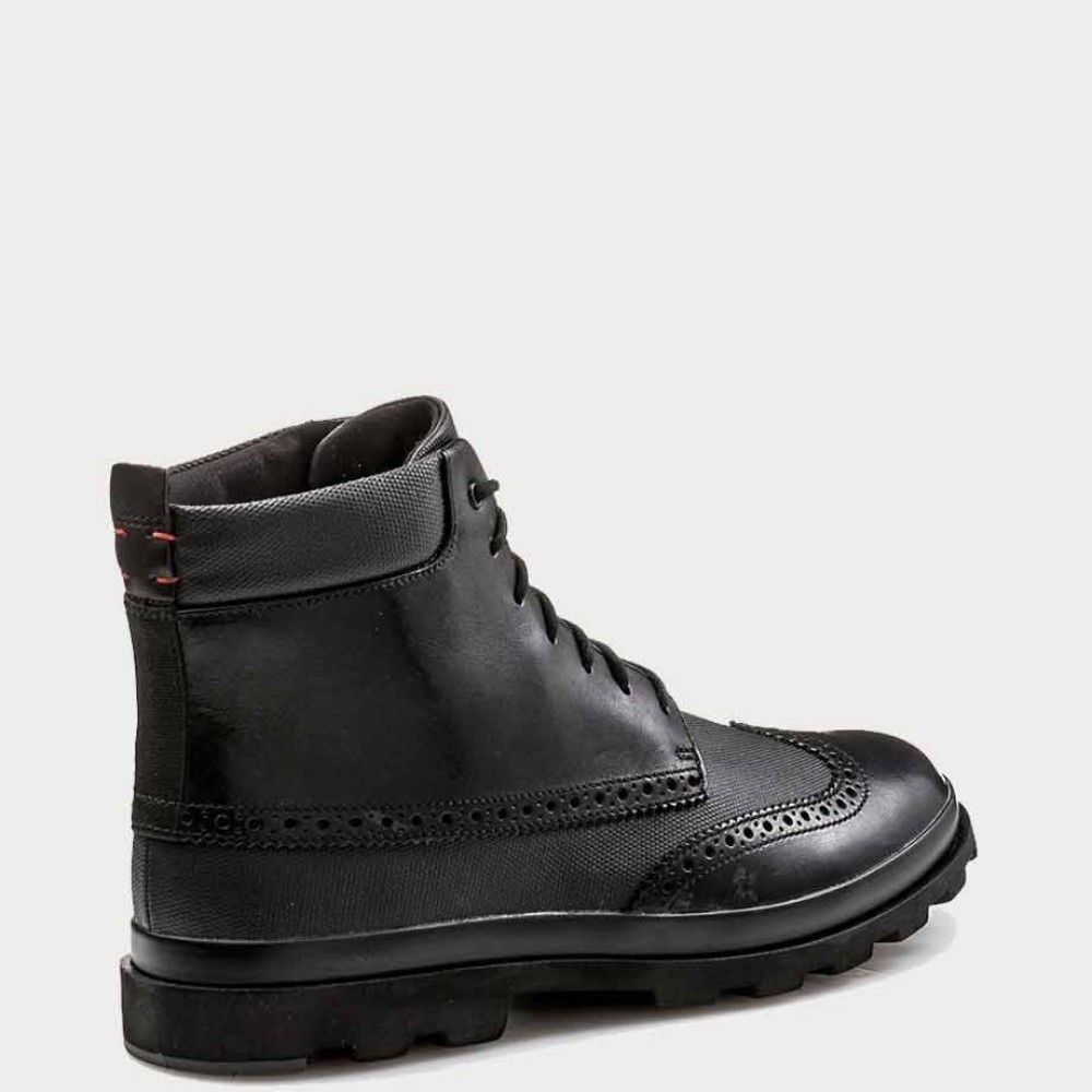 CLARKS</br>Ανδρικά Μποτάκια Μαύρο Δέρμα PILOTT TRIP Clarks
