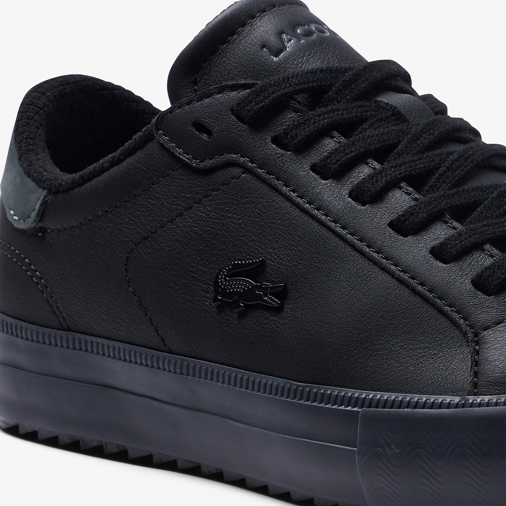 LACOSTE</br>Ανδρικά Sneakers Μαύρο/Γκρι Δέρμα POWERCOURT WNTR 222 1 SMA 744SMA0027237 Lacoste LACOSTE</br>Ανδρικά Sneakers Μαύρο/Γκρι Δέρμα POWERCOURT WNTR 222 1 SMA 744SMA0027237 Lacoste