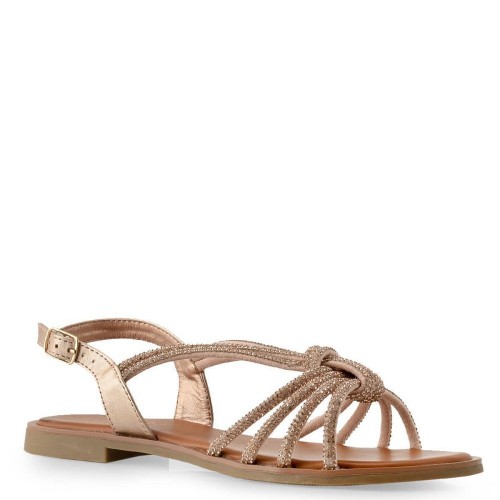 Γυναικεία Σανδάλια Ροζ Χρυσό WF3300-431 Exe Γυναικεία Σανδάλια Ροζ Χρυσό WF3300-431 Exe