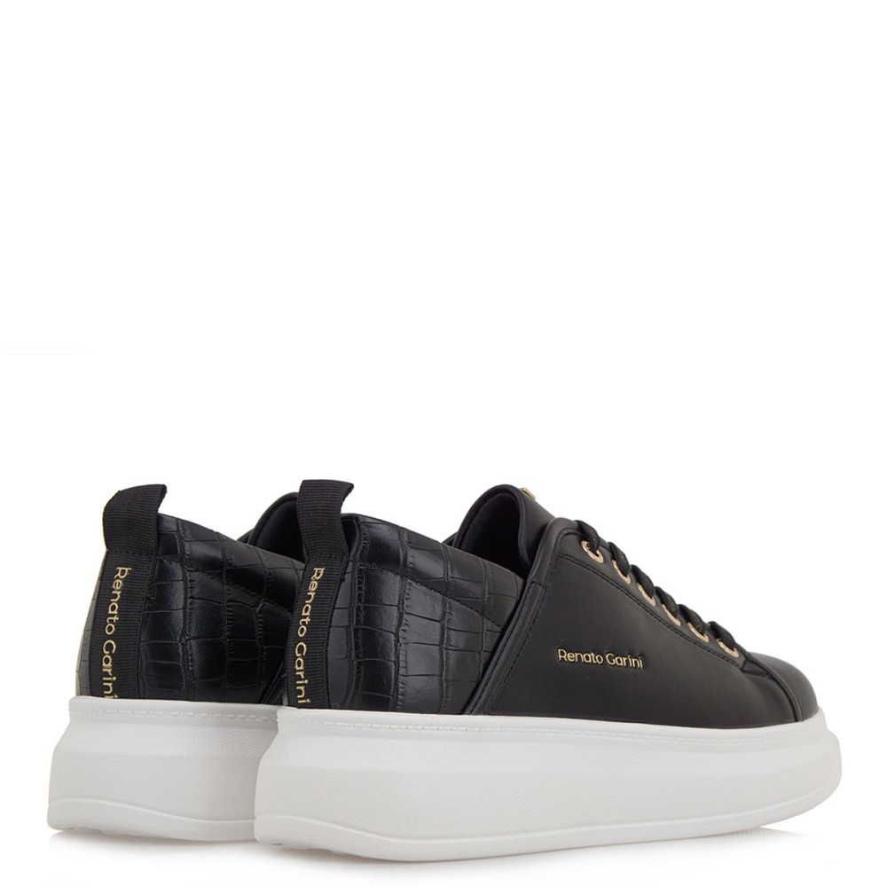 RENATO GARINI</br>Γυναικεία Sneakers Μαύρο/Μαύρο Κροκό 66-22WEX106 Renato Garini RENATO GARINI</br>Γυναικεία Sneakers Μαύρο/Μαύρο Κροκό 66-22WEX106 Renato Garini