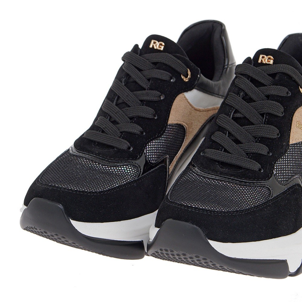 RENATO GARINI</br>Γυναικεία Sneakers Μαύρο/Καμηλό Ζέμπρα Πόνυ 106-22WEX122 Renato Garini RENATO GARINI</br>Γυναικεία Sneakers Μαύρο/Καμηλό Ζέμπρα Πόνυ 106-22WEX122 Renato Garini