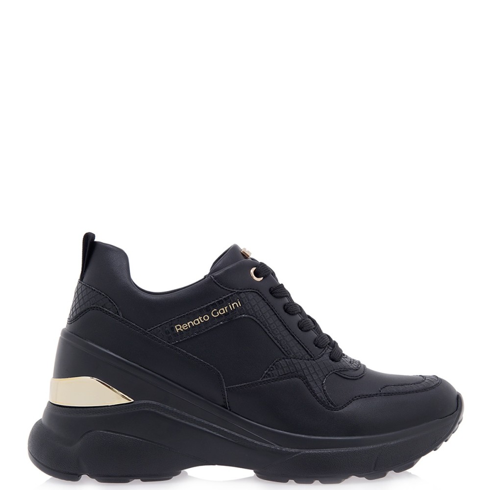RENATO GARINI</br>Γυναικεία Sneakers Μαύρο/Μαύρο Φίδι 179-22WEX125 Renato Garini RENATO GARINI</br>Γυναικεία Sneakers Μαύρο/Μαύρο Φίδι 179-22WEX125 Renato Garini