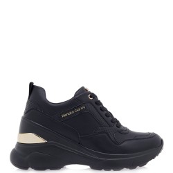 Γυναικεία Sneakers Μαύρο/Μαύρο Φίδι 179-22WEX125