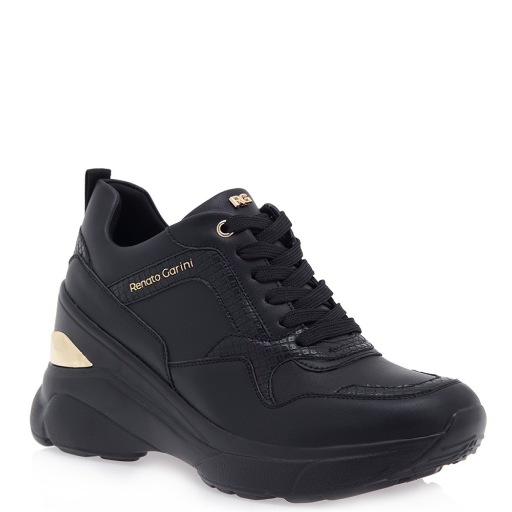 RENATO GARINI</br>Γυναικεία Sneakers Μαύρο/Μαύρο Φίδι 179-22WEX125 Renato Garini RENATO GARINI</br>Γυναικεία Sneakers Μαύρο/Μαύρο Φίδι 179-22WEX125 Renato Garini