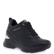 Γυναικεία Sneakers Μαύρο/Μαύρο Φίδι 179-22WEX125 Renato Garini