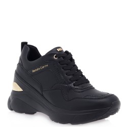 Γυναικεία Sneakers Μαύρο/Μαύρο Φίδι 179-22WEX125