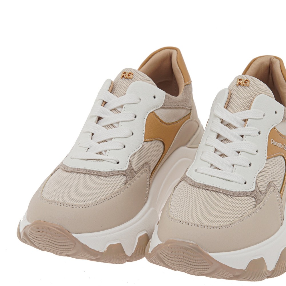 RENATO GARINI</br>Γυναικεία Sneakers Μπεζ/Κάμελ 22SEX31 Renato Garini RENATO GARINI</br>Γυναικεία Sneakers Μπεζ/Κάμελ 22SEX31 Renato Garini