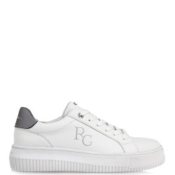 Γυναικεία Sneakers Λευκό/Ασημί Ματ 2013-232EX54