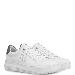 Γυναικεία Sneakers Λευκό/Ασημί Ματ 2013-232EX54