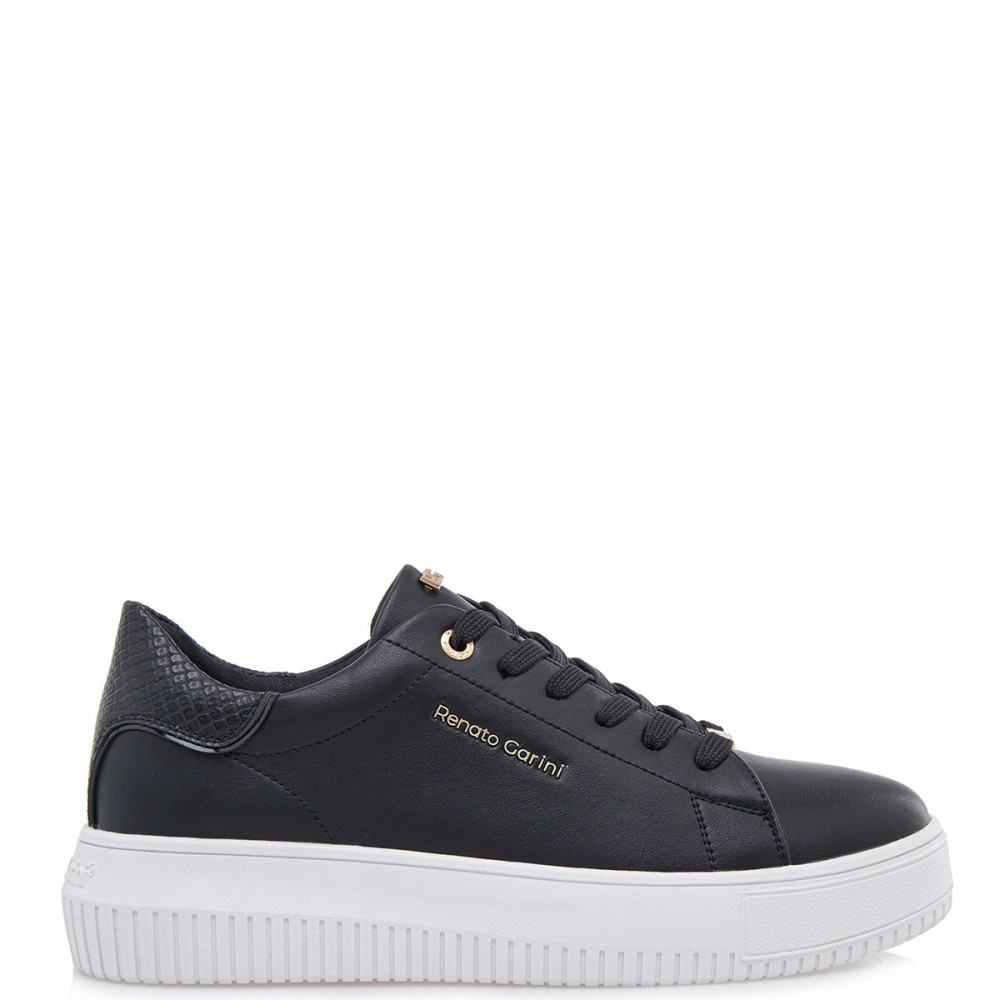 RENATO GARINI</br>Γυναικεία Sneakers Μαύρο/Μαύρο Φίδι Βερνί 2013-232EX52 Renato Garini RENATO GARINI</br>Γυναικεία Sneakers Μαύρο/Μαύρο Φίδι Βερνί 2013-232EX52 Renato Garini