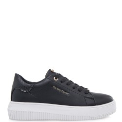 Γυναικεία Sneakers Μαύρο/Μαύρο Φίδι Βερνί 2013-232EX52 Renato Garini