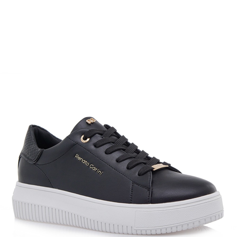 RENATO GARINI</br>Γυναικεία Sneakers Μαύρο/Μαύρο Φίδι Βερνί 2013-232EX52 Renato Garini RENATO GARINI</br>Γυναικεία Sneakers Μαύρο/Μαύρο Φίδι Βερνί 2013-232EX52 Renato Garini