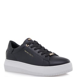 Γυναικεία Sneakers Μαύρο/Μαύρο Φίδι Βερνί 2013-232EX52 Renato Garini
