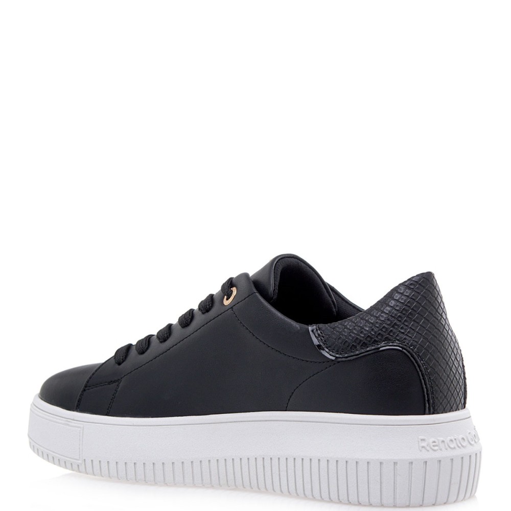 RENATO GARINI</br>Γυναικεία Sneakers Μαύρο/Μαύρο Φίδι Βερνί 2013-232EX52 Renato Garini RENATO GARINI</br>Γυναικεία Sneakers Μαύρο/Μαύρο Φίδι Βερνί 2013-232EX52 Renato Garini