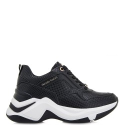 Γυναικεία Sneakers Μαύρο Φίδι/Μαύρο Λευκό NEW 106-22EX117