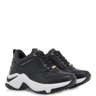 Γυναικεία Sneakers Μαύρο Φίδι/Μαύρο Λευκό NEW 106-22EX117 Renato Garini