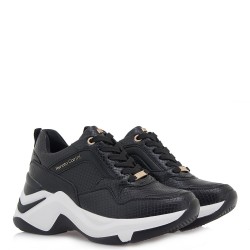 Γυναικεία Sneakers Μαύρο Φίδι/Μαύρο Λευκό NEW 106-22EX117