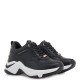 RENATO GARINI</br>Γυναικεία Sneakers Μαύρο Φίδι/Μαύρο Λευκό NEW 106-22EX117 RENATO GARINI</br>Γυναικεία Sneakers Μαύρο Φίδι/Μαύρο Λευκό NEW 106-22EX117