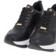 RENATO GARINI</br>Γυναικεία Sneakers Μαύρο Φίδι/Μαύρο Λευκό NEW 106-22EX117