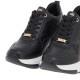 RENATO GARINI</br>Γυναικεία Sneakers Μαύρο Φίδι/Μαύρο Λευκό NEW 106-22EX117 RENATO GARINI</br>Γυναικεία Sneakers Μαύρο Φίδι/Μαύρο Λευκό NEW 106-22EX117