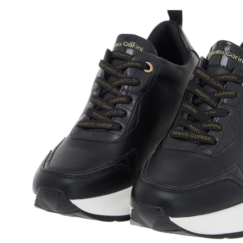 RENATO GARINI</br>Γυναικεία Sneakers Μαύρο Κροκό/Βερνί 566-22WEX01 Renato Garini RENATO GARINI</br>Γυναικεία Sneakers Μαύρο Κροκό/Βερνί 566-22WEX01 Renato Garini