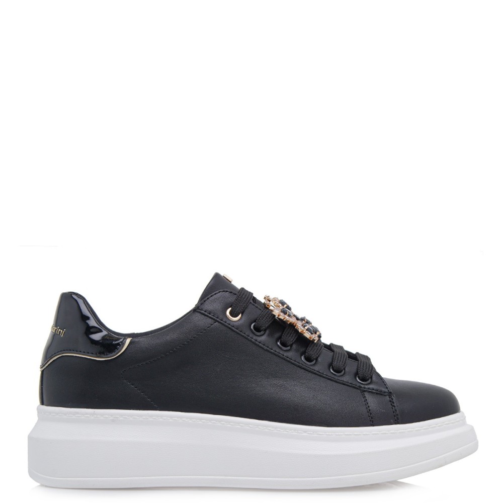 RENATO GARINI</br>Γυναικεία Sneakers Μαύρο/Μαύρο Βερνί BUTTERFLY Renato Garini RENATO GARINI</br>Γυναικεία Sneakers Μαύρο/Μαύρο Βερνί BUTTERFLY Renato Garini
