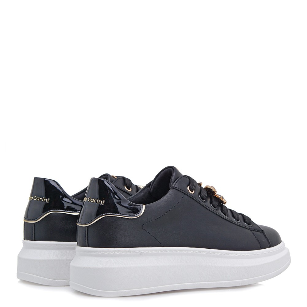 RENATO GARINI</br>Γυναικεία Sneakers Μαύρο/Μαύρο Βερνί BUTTERFLY Renato Garini RENATO GARINI</br>Γυναικεία Sneakers Μαύρο/Μαύρο Βερνί BUTTERFLY Renato Garini