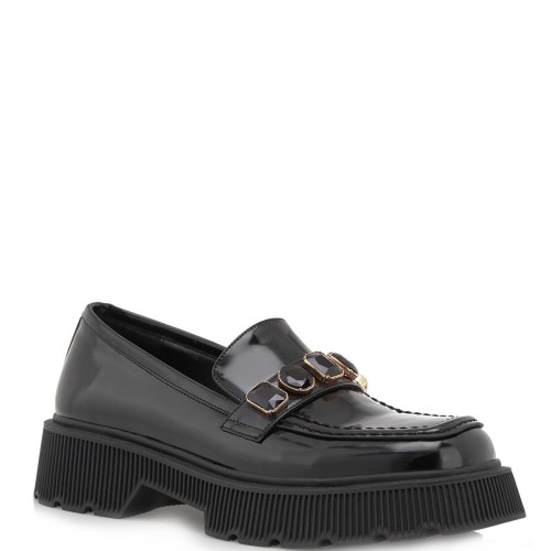 Γυναικεία Μοκασίνια Μαύρο Φλωρεντίκ PB6265-T8 Exe