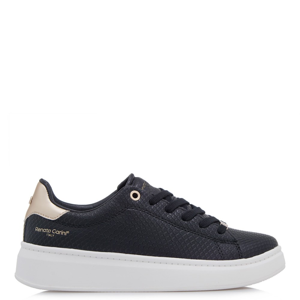 RENATO GARINI</br>Γυναικεία Sneakers Μαύρο Φίδι/Χρυσό Ματ 19WC1219C Renato Garini RENATO GARINI</br>Γυναικεία Sneakers Μαύρο Φίδι/Χρυσό Ματ 19WC1219C Renato Garini
