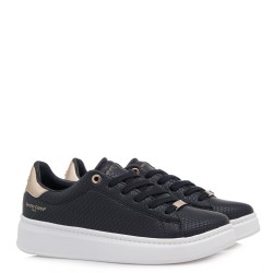 Γυναικεία Sneakers Μαύρο Φίδι/Χρυσό Ματ 19WC1219C