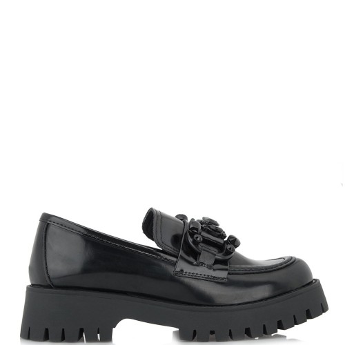 Γυναικεία Μοκασίνια Μαύρο Φλωρεντίκ NINETTA-422 Exe Γυναικεία Μοκασίνια Μαύρο Φλωρεντίκ NINETTA-422 Exe