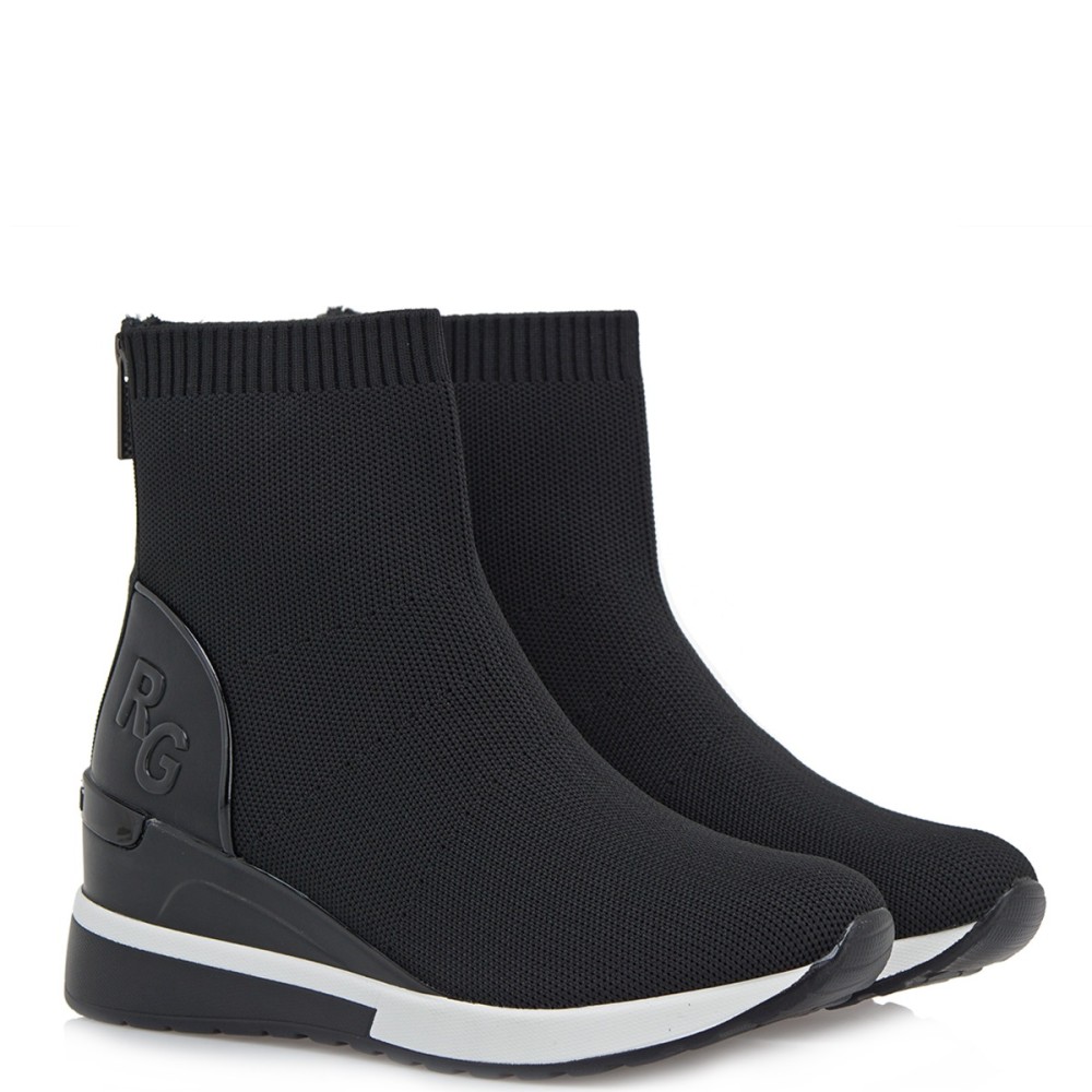 RENATO GARINI</br>Γυναικεία Sneakers-Μποτάκι Μαύρο 34-232EX62 Renato Garini RENATO GARINI</br>Γυναικεία Sneakers-Μποτάκι Μαύρο 34-232EX62 Renato Garini