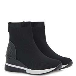 Γυναικεία Sneakers-Μποτάκι Μαύρο 34-232EX62