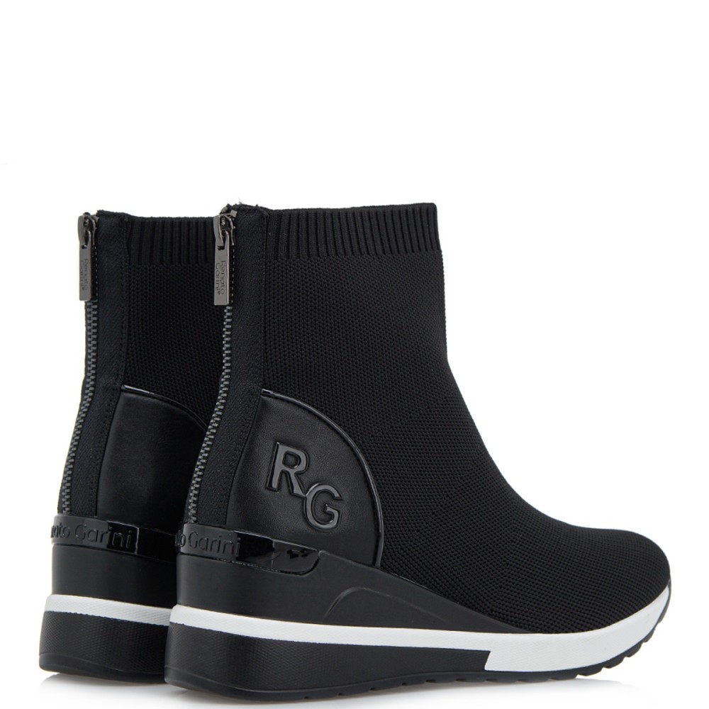 RENATO GARINI</br>Γυναικεία Sneakers-Μποτάκι Μαύρο 34-232EX62 Renato Garini RENATO GARINI</br>Γυναικεία Sneakers-Μποτάκι Μαύρο 34-232EX62 Renato Garini