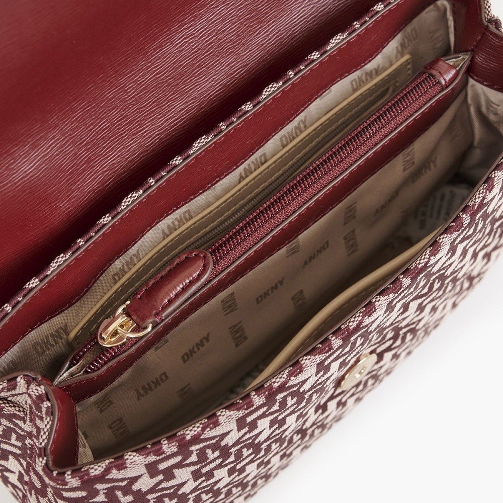 DKNY</br>Γυναικεία Τσάντα Crossbody Mπορντό R31EFW82-CBO BRYANT DKNY