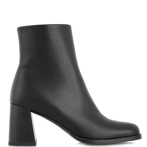 Γυναικεία Μποτάκια με Τακούνι Μαύρο L1001-K3645 Exe