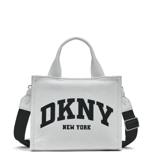 DKNY HADLEE SM R41AOC80-MMW Γυναικεία Τσάντα Tote Χειρός Λευκό