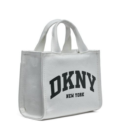 DKNY HADLEE SM R41AOC80-MMW Γυναικεία Τσάντα Tote Χειρός Λευκό
