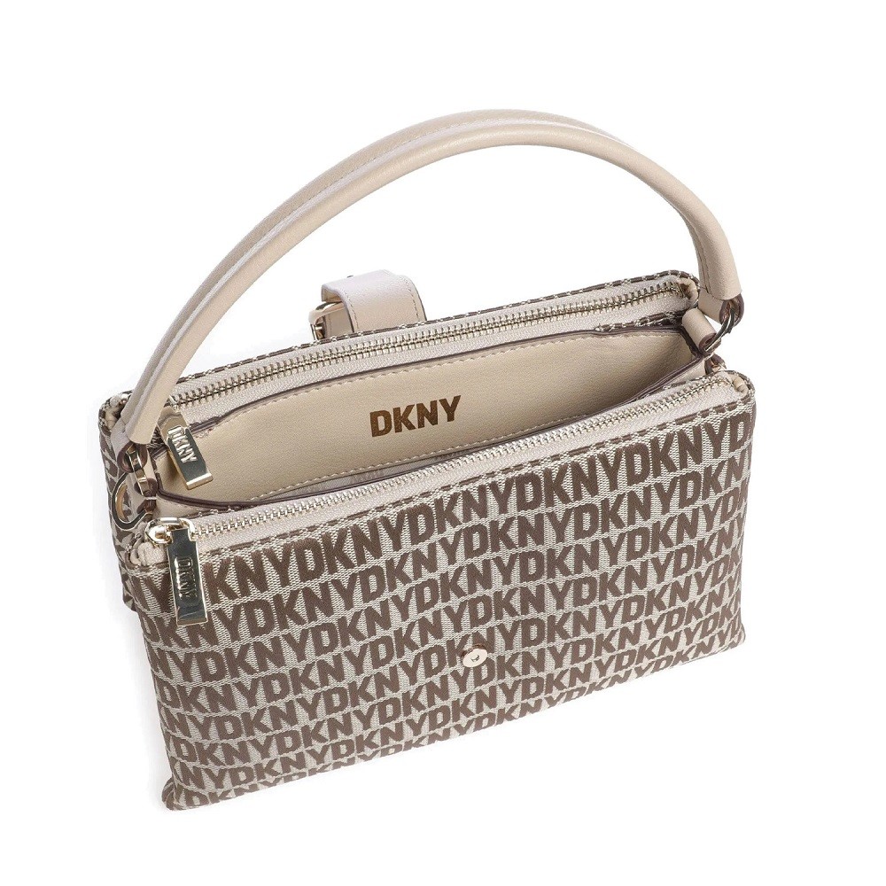 DKNY</br>Γυναικεία Τσάντα Ώμου Μπεζ R41D2C27-F6X DEENA DKNY